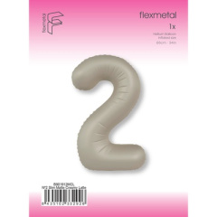 Цифра 2 Slim Creamy Late 1 шт в уп (40''/102 см)FM