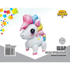 Единорог радужный 22"/56 3D