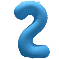 ЦИФРА 2 40" Неон Blue 40"/ 102 СМ ВЗ уп