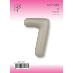 Цифра 7 Slim Creamy Late 1 шт в уп (40''/102 см)FM