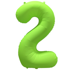 ЦИФРА 2 40" Неон Green 40"/ 102 СМ ВЗ уп