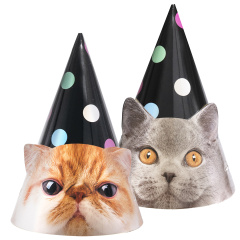 Колпаки Котики ( 6 шт ) ДБ