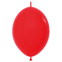 Красный Линколун Пастель 6" Red Sempertex 1шт(уп 100 шт)
